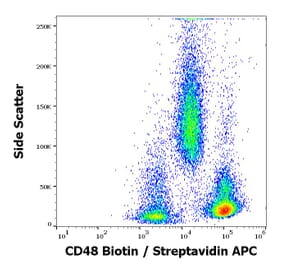 Flow Cytometry - Anti-CD48 Antibody [MEM-102] (Biotin) (A86029)