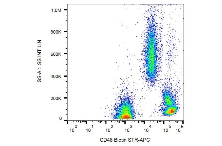Flow Cytometry - Anti-CD48 Antibody [MEM-102] (Biotin) (A86027) - Antibodies.com