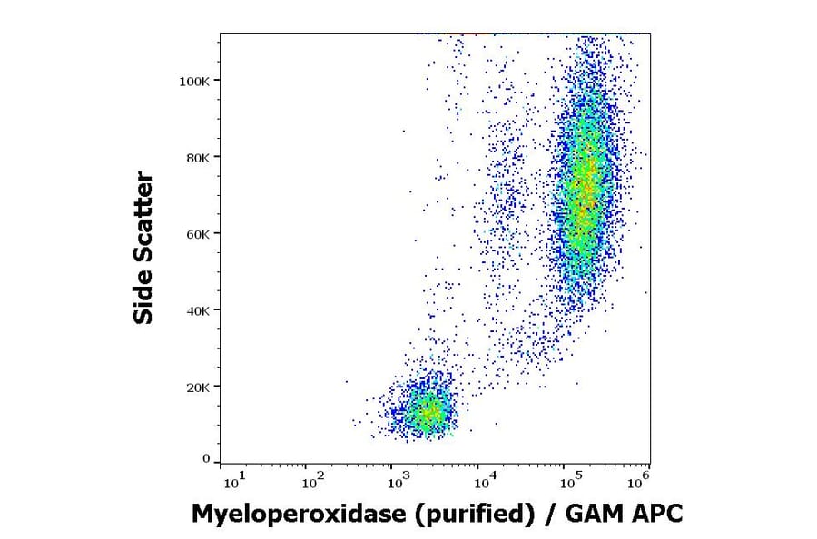 Flow Cytometry - Anti-Myeloperoxidase Antibody [MPO421-8B2] (A86085)