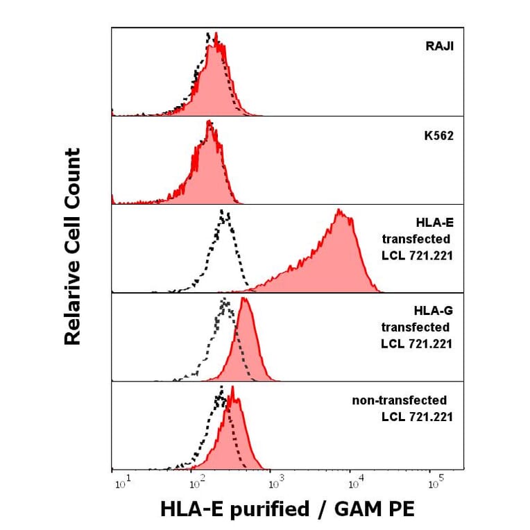 Flow Cytometry - Anti-HLA E Antibody [MEM-E/02] (A86105)