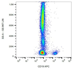 Flow Cytometry - Anti-CD19 Antibody [4G7] (APC) (A86108) - Antibodies.com