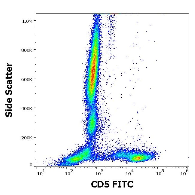 Flow Cytometry - Anti-CD5 Antibody [CRIS1] (FITC) (A86147)