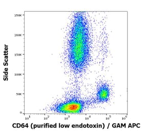 Flow Cytometry - Anti-CD64 Antibody [10.1] - Low endotoxin, Azide free (A86164)