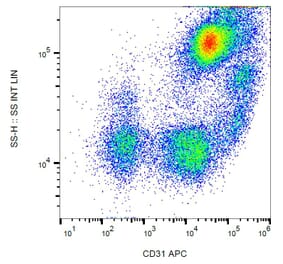 Flow Cytometry - Anti-CD31 Antibody [MEM-05] (APC) (A86222) - Antibodies.com