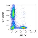 Flow Cytometry - Anti-CD5 Antibody [L17F12] (PE) (A86236)