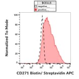 Flow Cytometry - Anti-p75 NGF Receptor Antibody [NGFR5] (Biotin) (A86285)