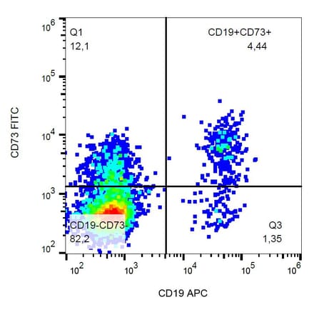 Flow Cytometry - Anti-CD73 Antibody [AD2] (FITC) (A86300) - Antibodies.com