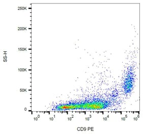 Flow Cytometry - Anti-CD9 Antibody [EM-04] (PE) (A86320)