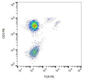 Flow Cytometry - Anti-TCR gamma + TCR delta Antibody [B1] (PE) (A86341)
