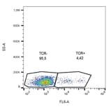 Flow Cytometry - Anti-TCR gamma + TCR delta Antibody [B1] (A86343) - Antibodies.com