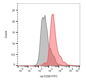 Flow Cytometry - Anti-CD28 Antibody [JJ319] (FITC) (A86350)