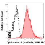 Flow Cytometry - Anti-Cytokeratin 19 Antibody [A53-B/A2] (A86355)
