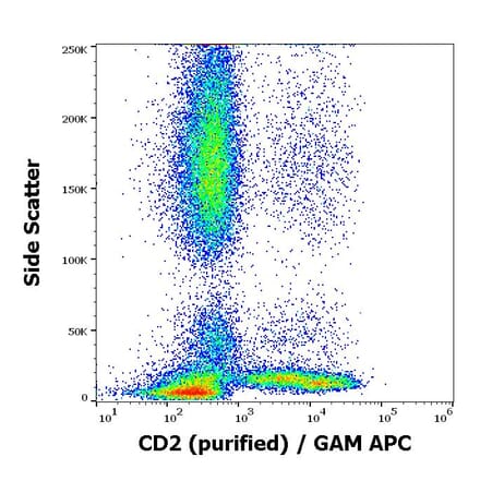 Flow Cytometry - Anti-CD2 Antibody [MEM-65] (A86387)