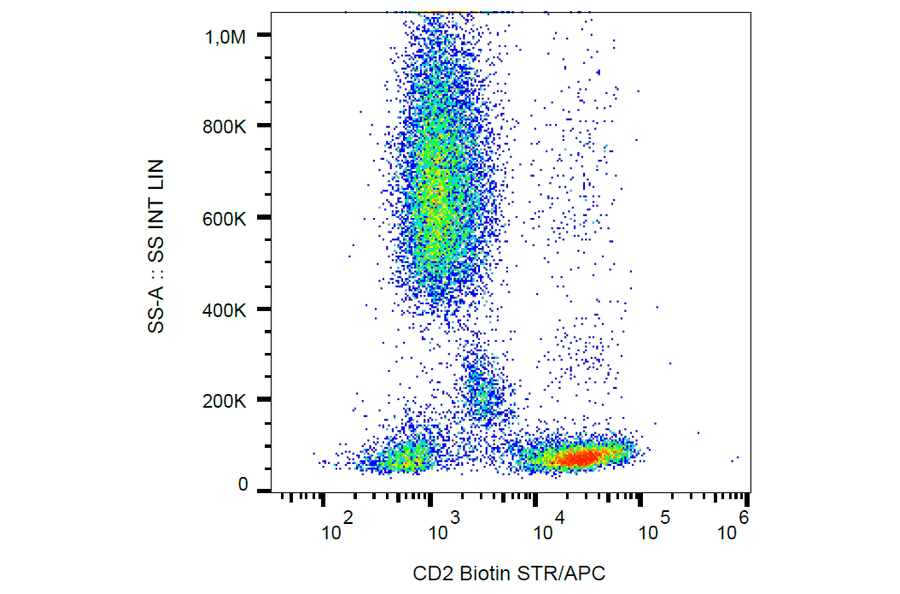 Flow Cytometry - Anti-CD2 Antibody [MEM-65] (Biotin) (A86392)