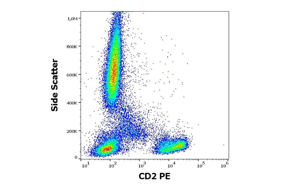 Flow Cytometry - Anti-CD2 Antibody [TS1/8] (PE) (A86422)