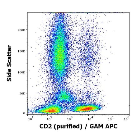 Flow Cytometry - Anti-CD2 Antibody [TS1/8] (A86427)