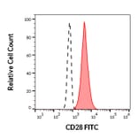 Flow Cytometry - Anti-CD28 Antibody [CD28.2] (FITC) (A86489)