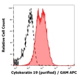 Flow Cytometry - Anti-Cytokeratin 19 Antibody [BA-17] (A86512)