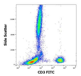 Flow Cytometry - Anti-CD3 Antibody [UCHT1] (FITC) (A86519)