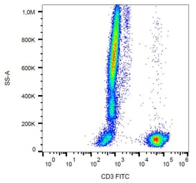 Flow Cytometry - Anti-CD3 Antibody [UCHT1] (FITC) (A86518) - Antibodies.com