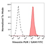 Flow Cytometry - Anti-Vimentin Antibody [VI-RE/1] (A86554)