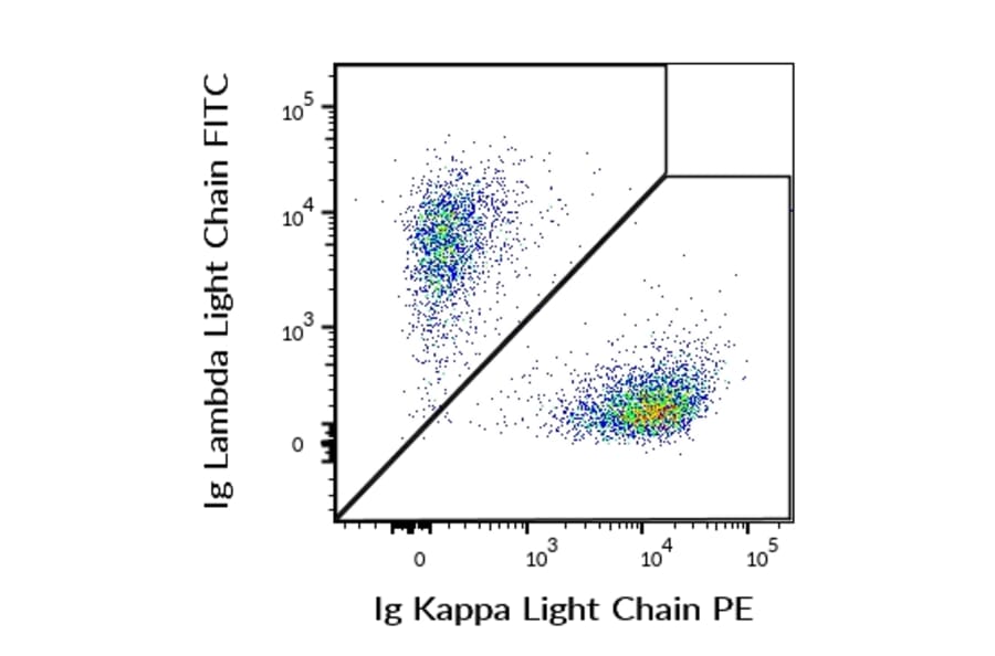 Flow Cytometry - Anti-Human Kappa Light Chain Antibody [TB28-2] (PE) (A86591)