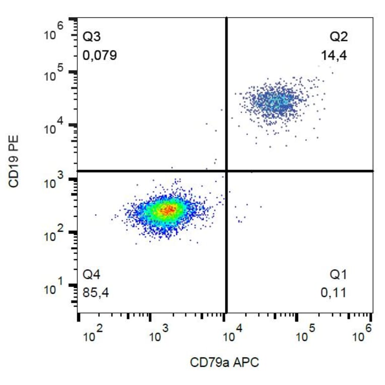 Flow Cytometry - Anti-CD79a Antibody [HM57] (APC) (A86606)