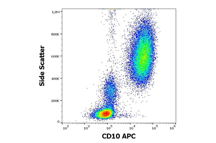 Flow Cytometry - Anti-CD10 Antibody [MEM-78] (APC) (A86622)