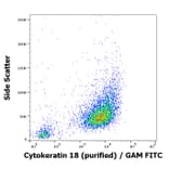 Flow Cytometry - Anti-Cytokeratin 18 Antibody [C-04] (A86656)