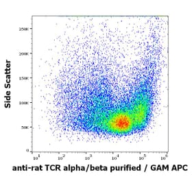 Flow Cytometry - Anti-TCR alpha + TCR beta Antibody [R73] (A86687)