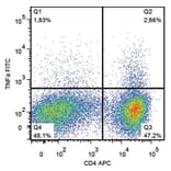 Flow Cytometry - Anti-TNF alpha Antibody [MAb11] (FITC) (A86710) - Antibodies.com