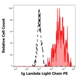 Flow Cytometry - Anti-Human Lambda Light Chain Antibody [1-155-2] (PE) (A86745)