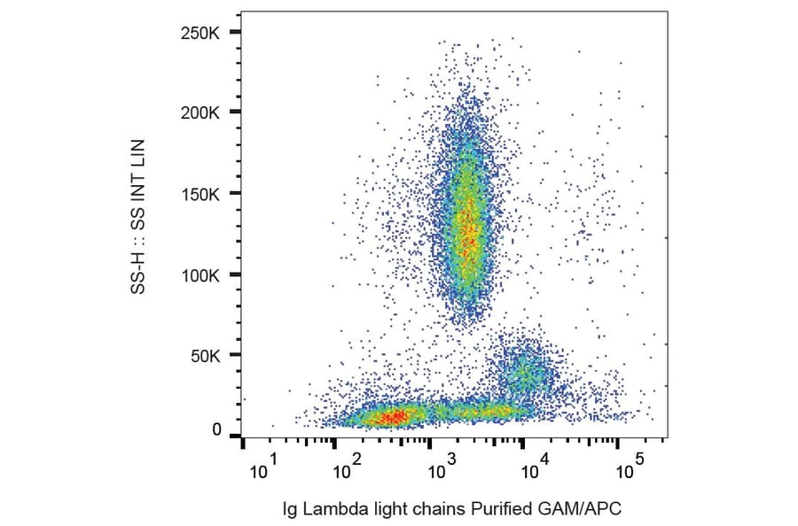 Flow Cytometry - Anti-Human Lambda Light Chain Antibody [4C2] (A86783) - Antibodies.com
