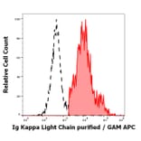 Flow Cytometry - Anti-Human Kappa Light Chain Antibody [A8B5] (A86790)