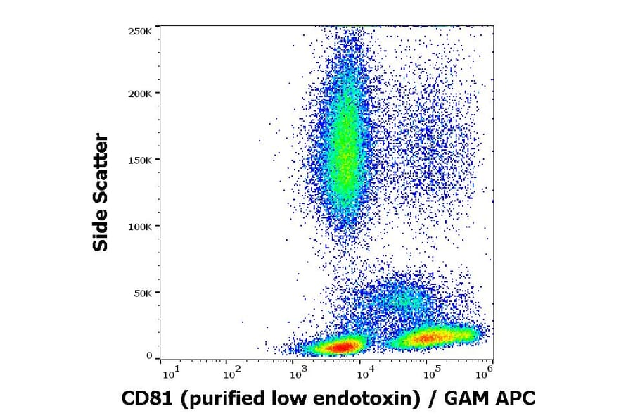 Flow Cytometry - Anti-CD81 Antibody [M38] - Low endotoxin, Azide free (A86864)