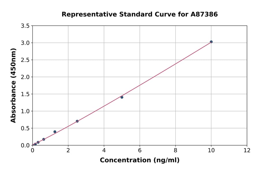 Standard Curve - Human ATG7 ELISA Kit (A87386) - Antibodies.com