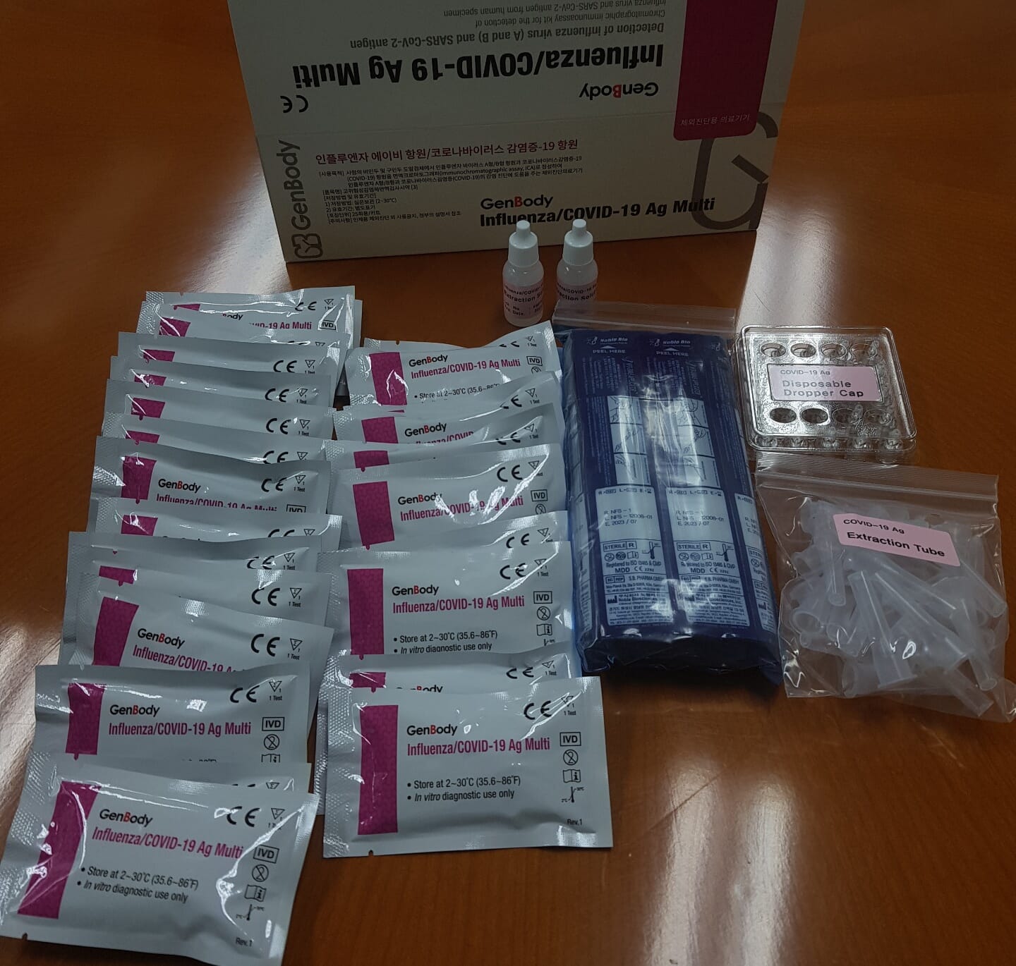 Influenza / COVID-19 Antigen Rapid Test Kit (A254380)