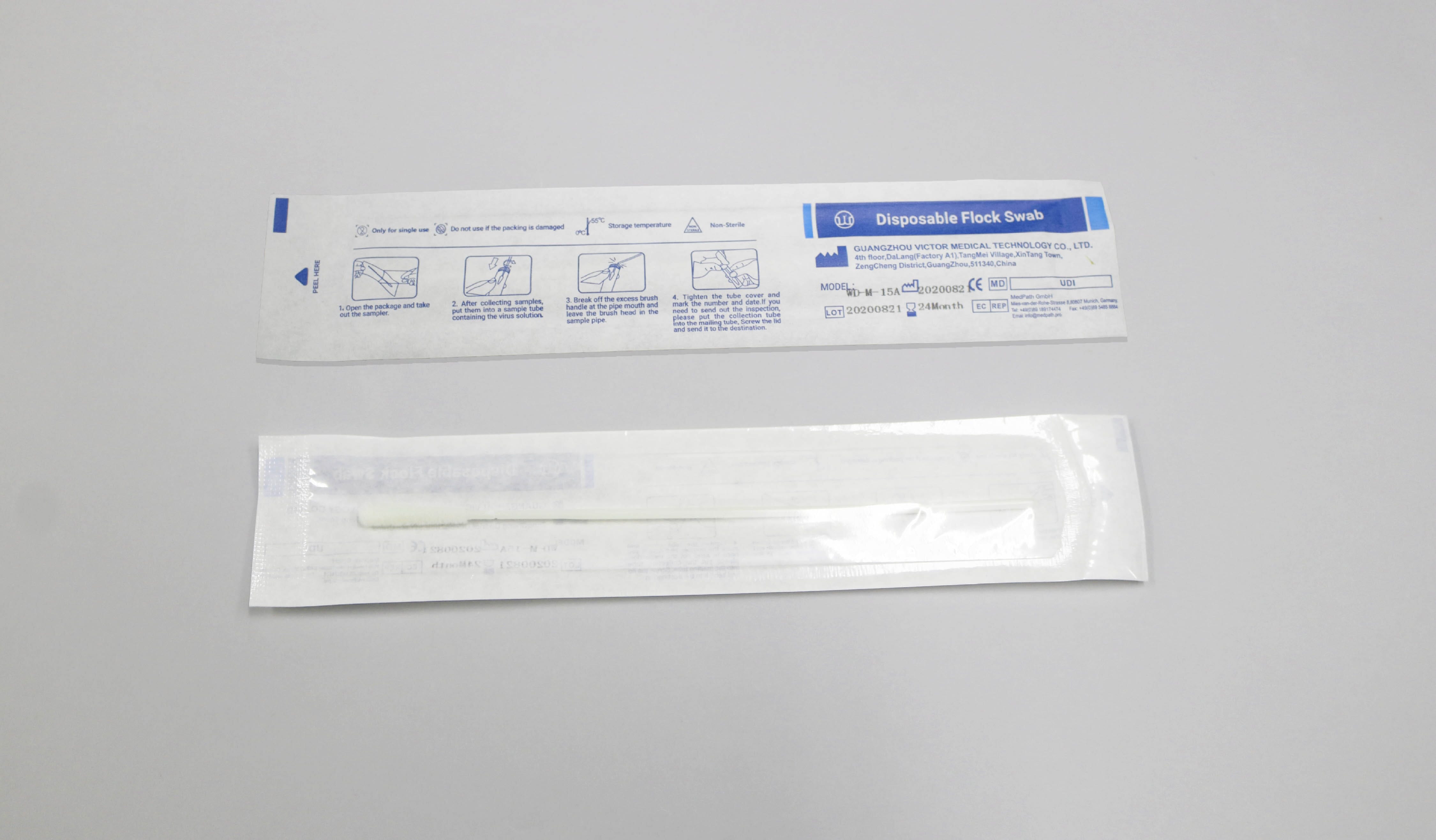 Nasal and saliva test kit