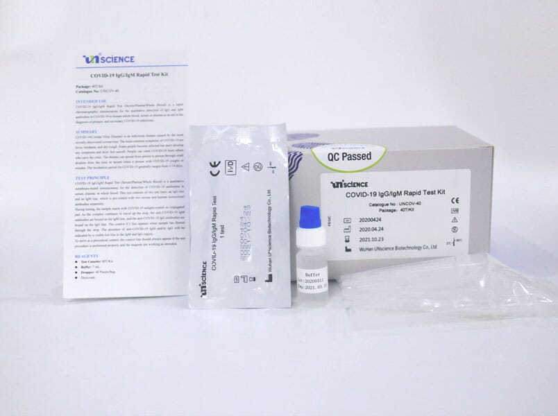 Covid 19 Rapid Test Kit Igg Igm Colloidal Gold A122152