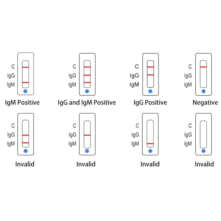 Kit positive test covid Positive or