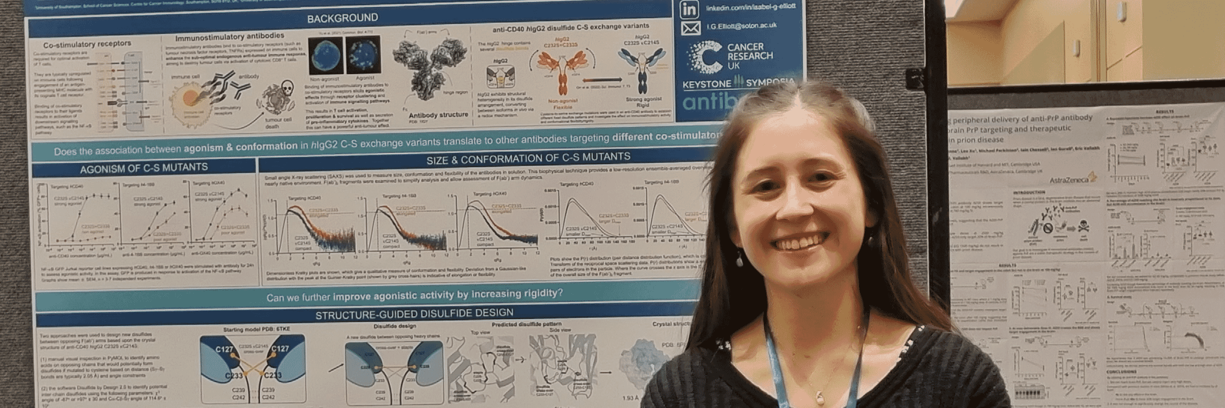 Isabel Elliott - University of Southampton - Reciepent of Antibodies.com Travel Grant Program